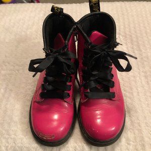 Dr. Martens hot pink boots SZ 10